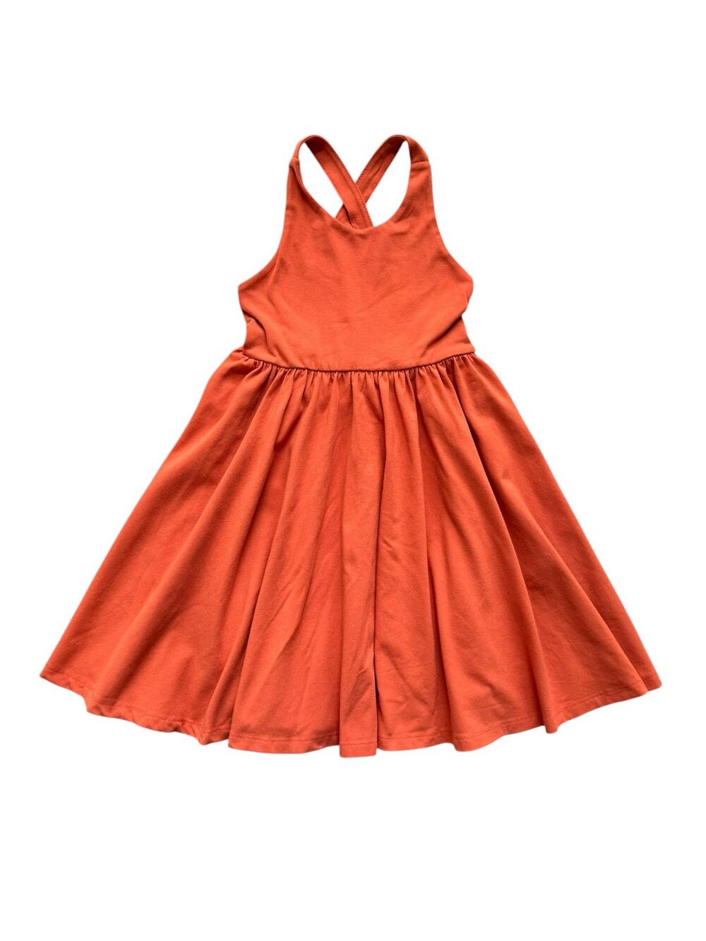 Alice + Ames Orange Pinafore Dress Size 7
